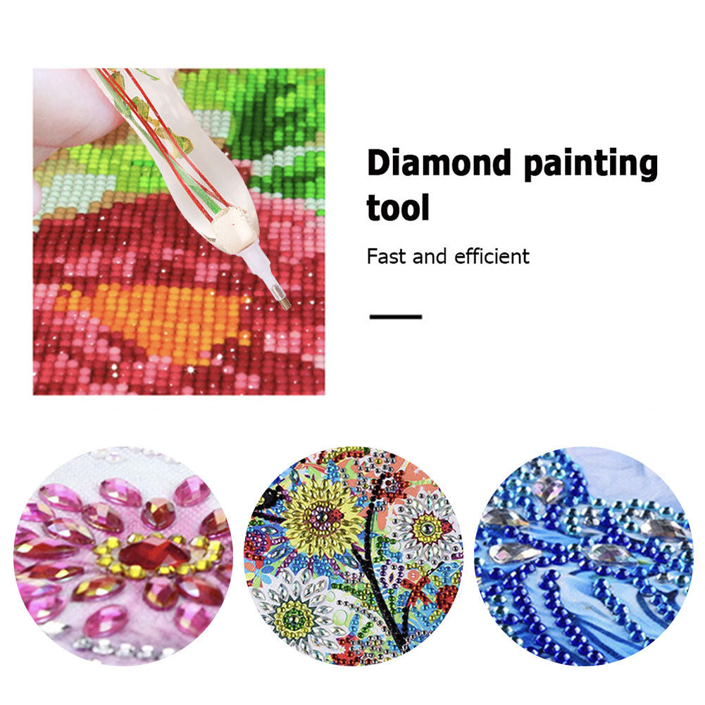 Flower Pattern Diamond Painting Tool Rhinestone Diamond Art for Diamond Painting