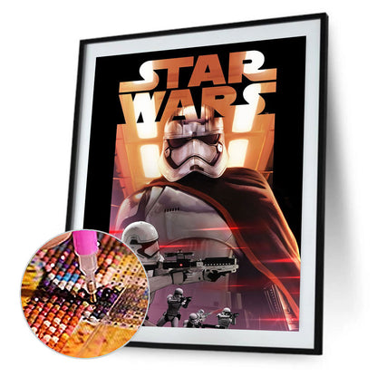 Star Wars Captain - Full Round Drill Diamond Painting 30*40CM