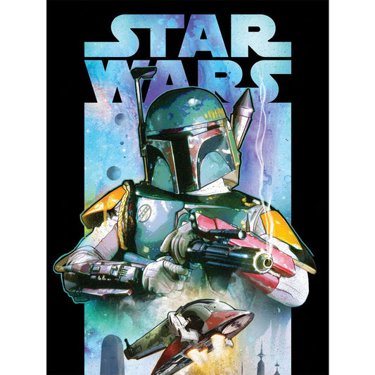 Star Wars Boba Fett - Full Round Drill Diamond Painting 30*40CM