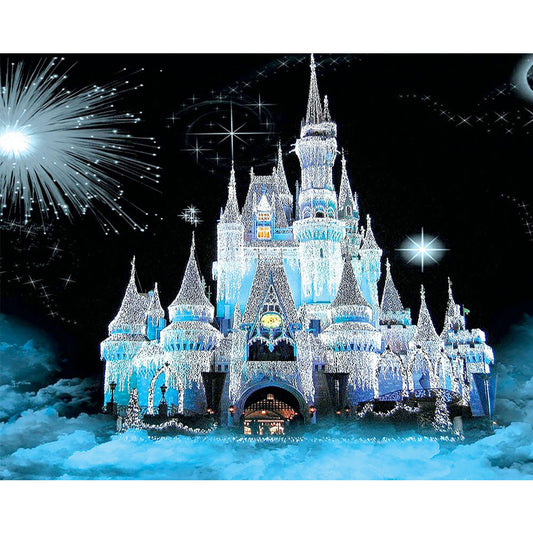 Snow Queen Castle - Full Round Drill Diamond Painting 60*50CM