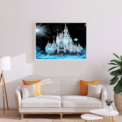 Snow Queen Castle - Full Round Drill Diamond Painting 60*50CM