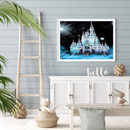Snow Queen Castle - Full Round Drill Diamond Painting 60*50CM