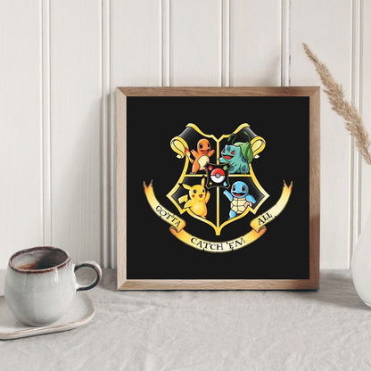 Hogwarts Coat Of Arms - Full Round Drill Diamond Painting 40*40CM