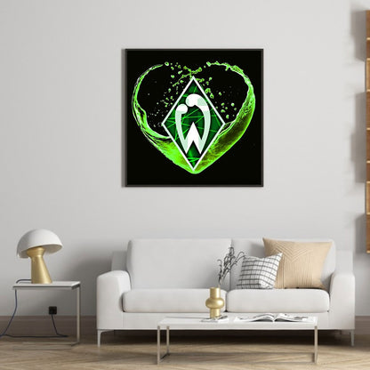 Werder Bremen Football Team Logo - Full Round Drill Diamond Painting 50*50CM