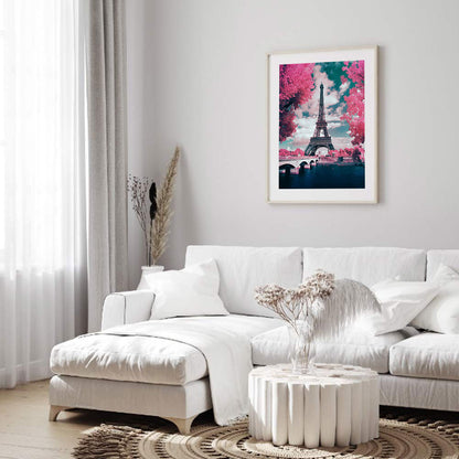 Paris Eiffel Tower - Full Round Drill Diamond Painting 50*60CM