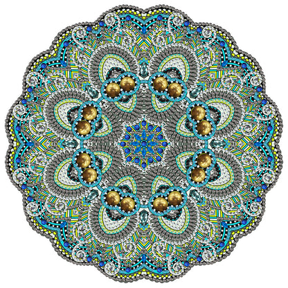Mandala Pattern - Special Shaped Drill Diamond Paiting 30*30CM