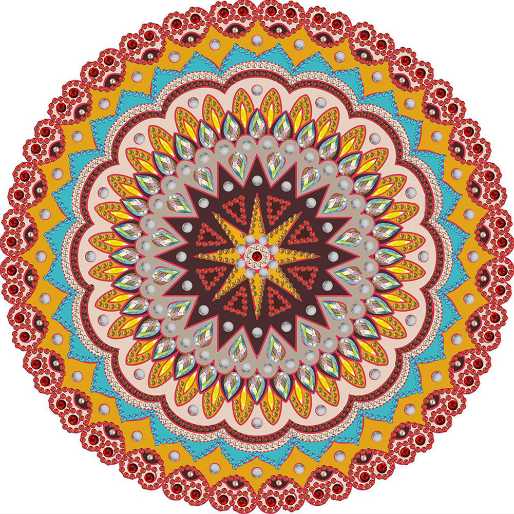 Mandala Pattern - Special Shaped Drill Diamond Paiting 30*30CM