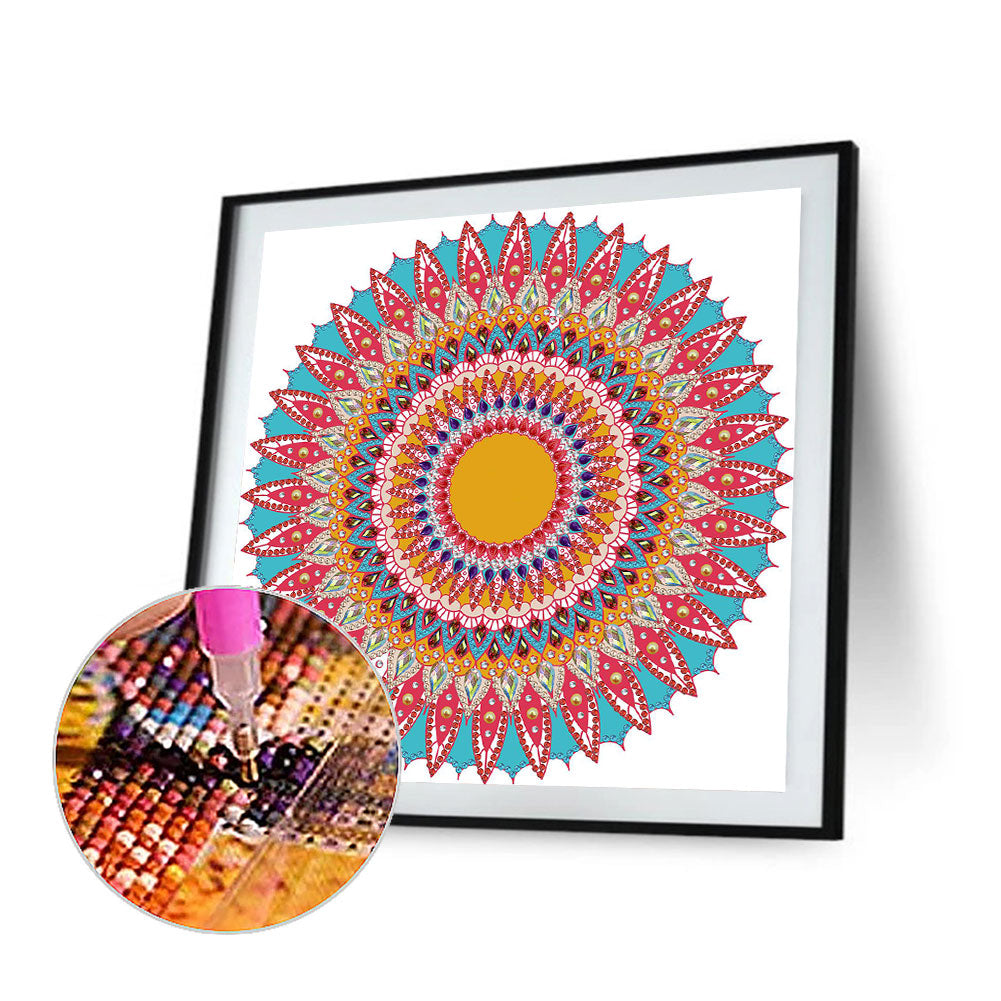 Mandala Pattern - Special Shaped Drill Diamond Paiting 30*30CM