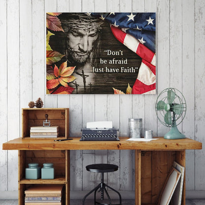 Flag Jesus - Full Round Drill Diamond Painting 40*30CM