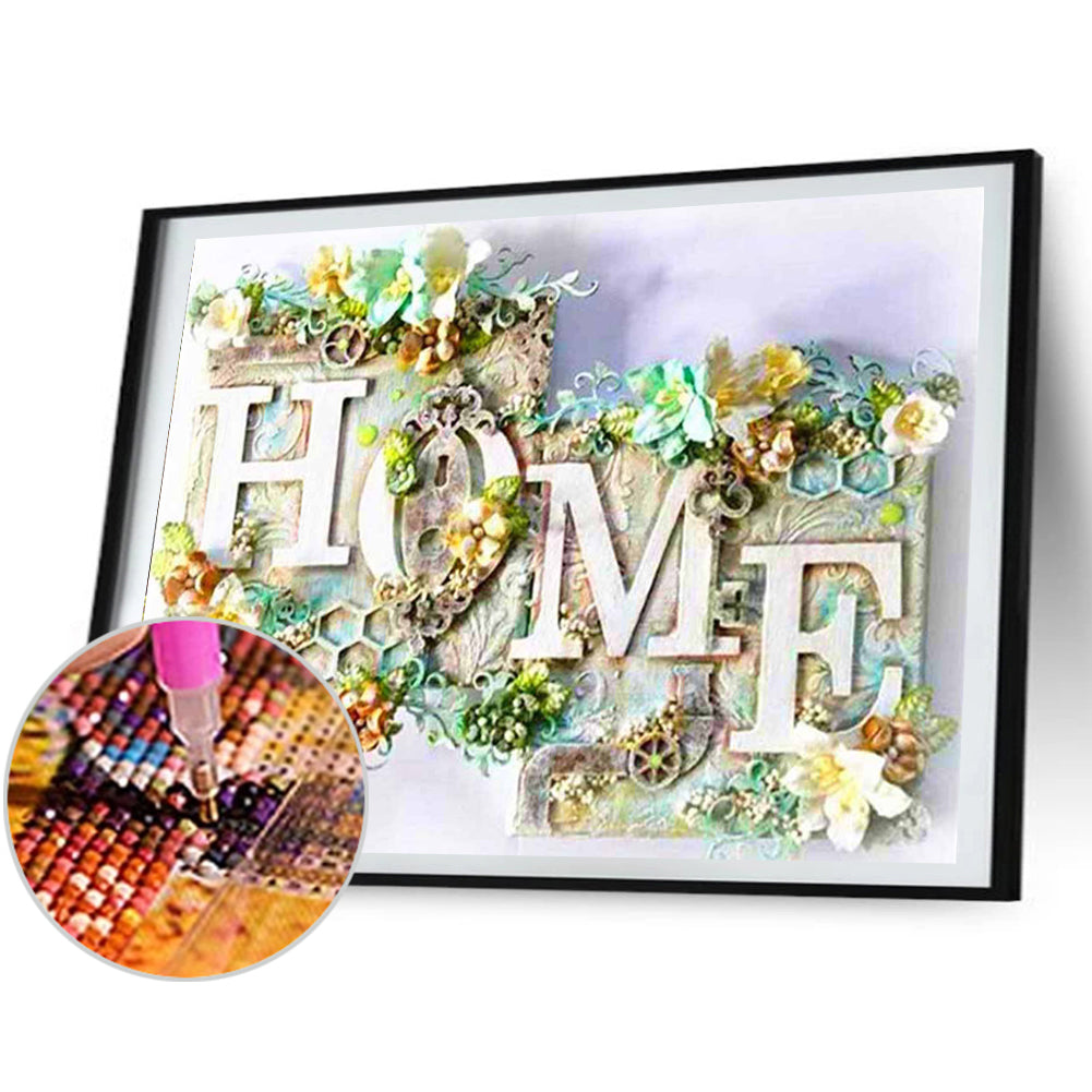 Home - Full Round Drill Diamond Painting 50*40CM