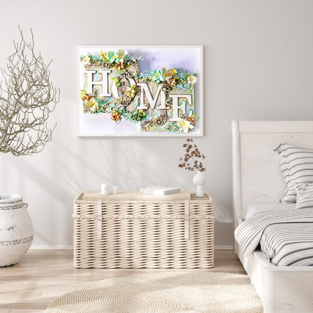 Home - Full Round Drill Diamond Painting 50*40CM