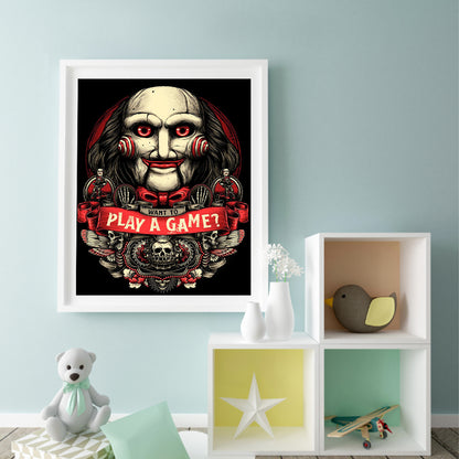 Chainsaw Horror - Full Round Drill Diamond Painting 40*50CM