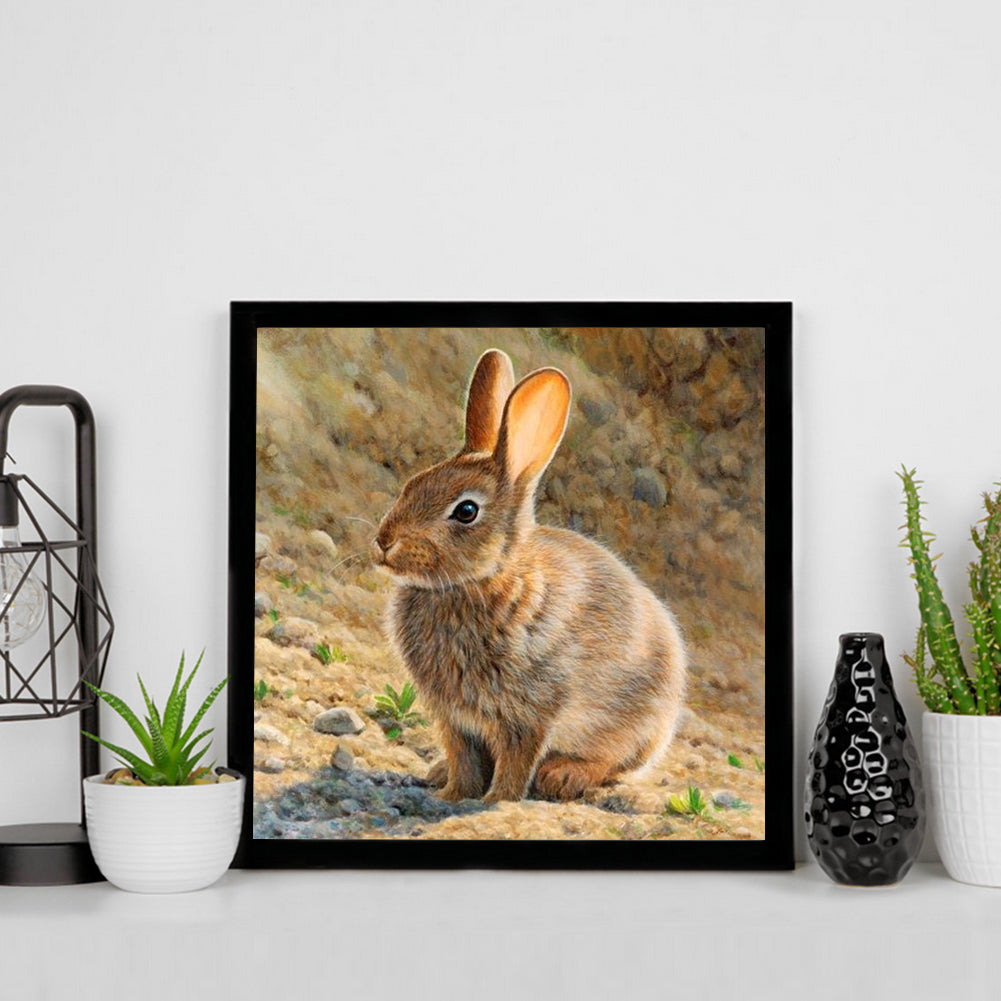 Rabbit - Full Round Drill Diamond Painting 30*30CM