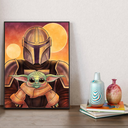 Star Wars - Full Round Drill Diamond Painting 30*40CM