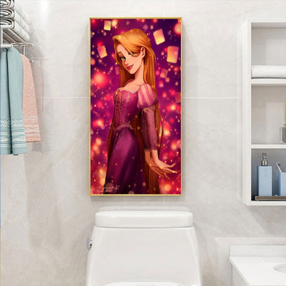 Long Hair Princess - Full Round Drill Diamond Painting 30*70CM