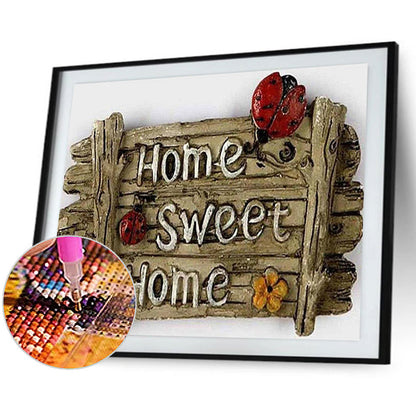 Fence Letters - Full Round Drill Diamond Painting 50*40CM