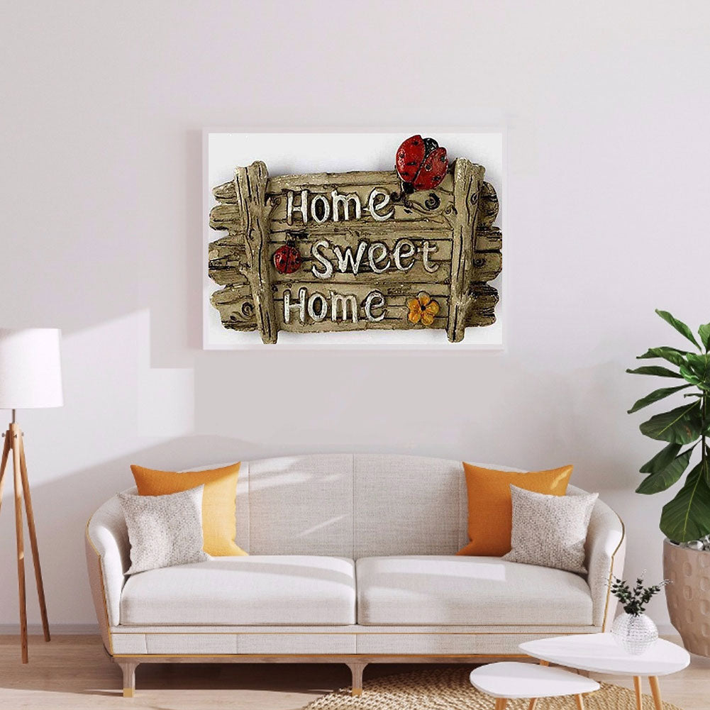 Fence Letters - Full Round Drill Diamond Painting 50*40CM