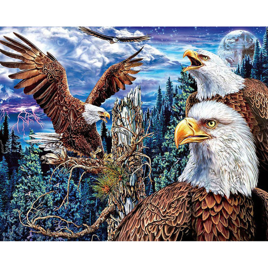 Eagle - Full Round Drill Diamond Painting 60*50CM