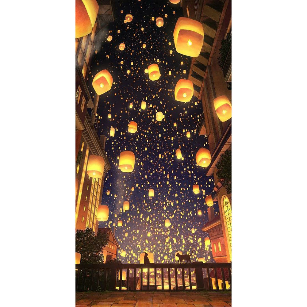 Wishing Lamp - Full Round Drill Diamond Painting 30*70CM