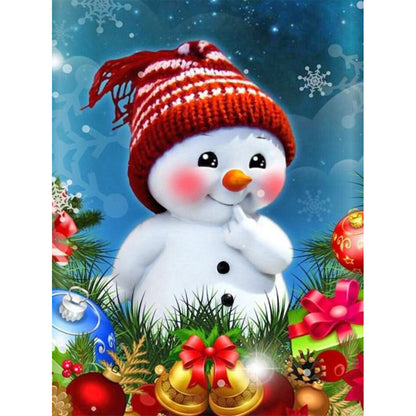 Christmas Snowman - Full Round Drill Diamond Painting 40*50CM