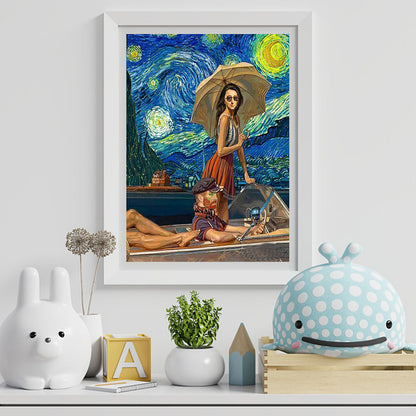 World Famous Fantasy Linkage - Full Round Drill Diamond Painting 30*40CM