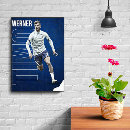 German Men'S Professional Football Player Timo Werner - Full Round Drill Diamond Painting 30*40CM
