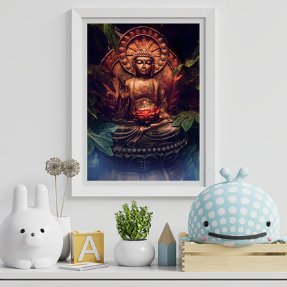 Buddha - Full Round Drill Diamond Painting 30*40CM