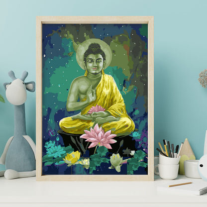 Buddha - Full Round Drill Diamond Painting 30*40CM
