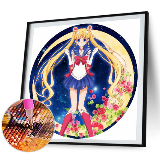 Sailor Moon - Full Round Drill Diamond Painting 40*40CM