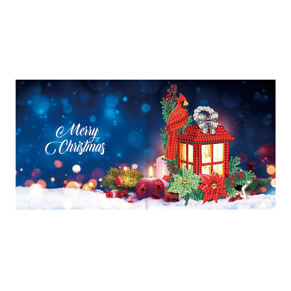 DIY Handmade Cards Diamond Painting Christmas Greeting Cards Holiday Party Cards