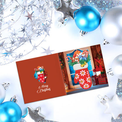 DIY Handmade Cards Diamond Painting Christmas Greeting Cards Holiday Party Cards