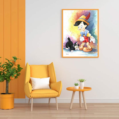 Pinocchio - Full Round Drill Diamond Painting 50*60CM