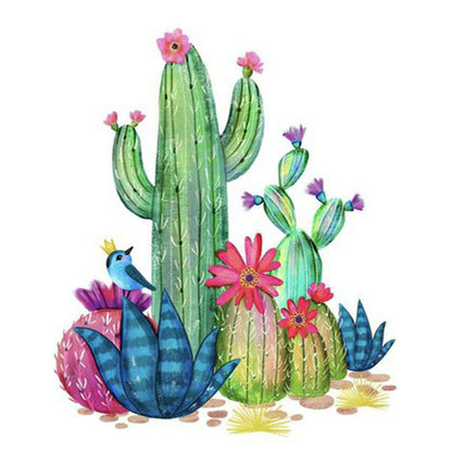 Cactus - Full Round Drill Diamond Painting 30*40CM