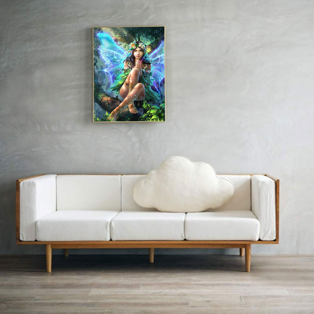 Butterfly Fairy - Full Round Drill Diamond Painting 30*40CM