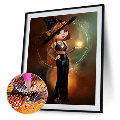 Halloween Cartoon Doll - Full Round Drill Diamond Painting 30*40CM