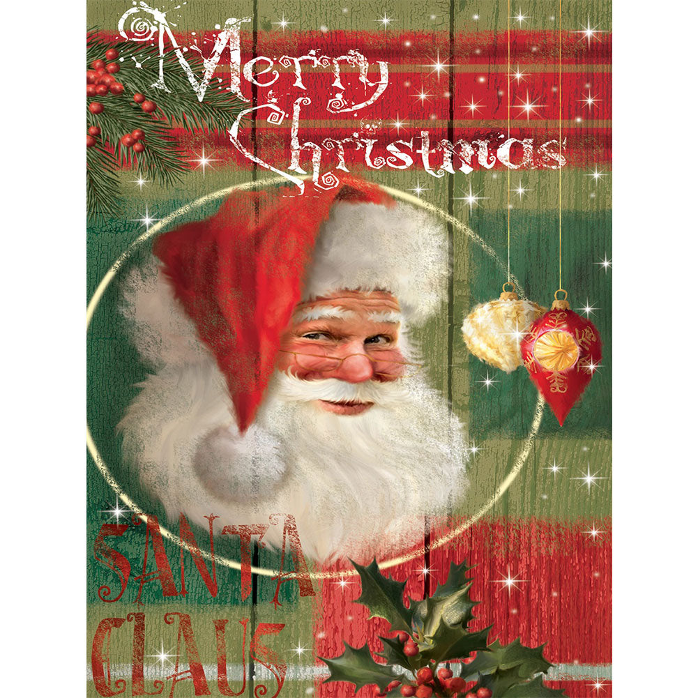 Santa Claus - Full Round Drill Diamond Painting 30*40CM