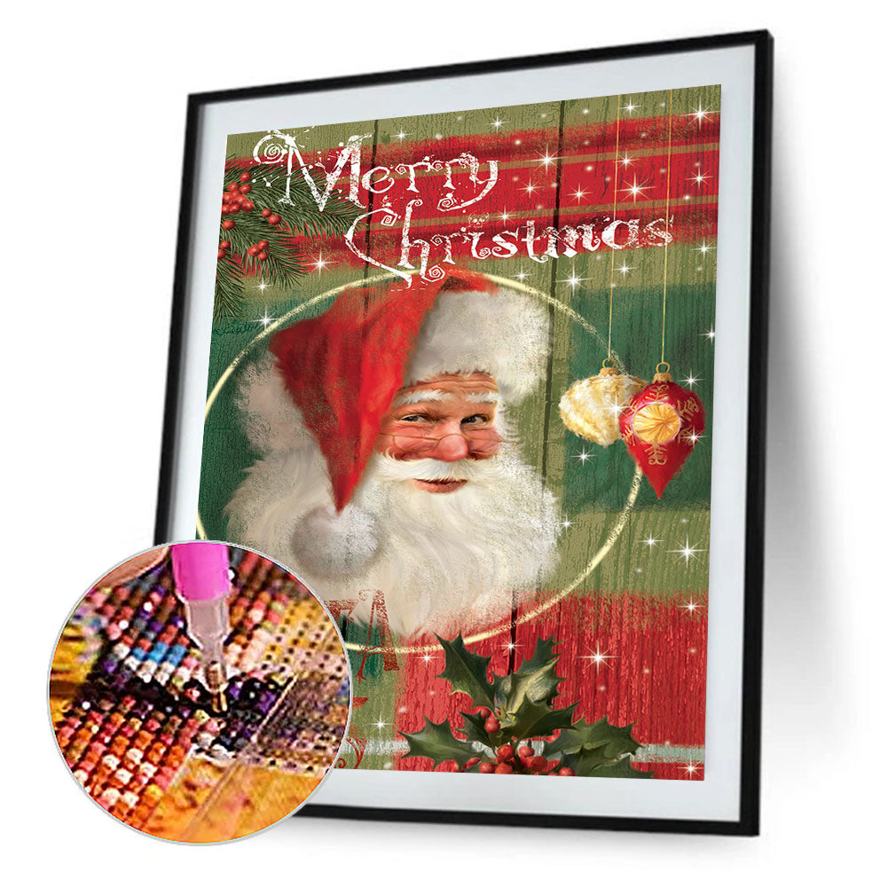 Santa Claus - Full Round Drill Diamond Painting 30*40CM