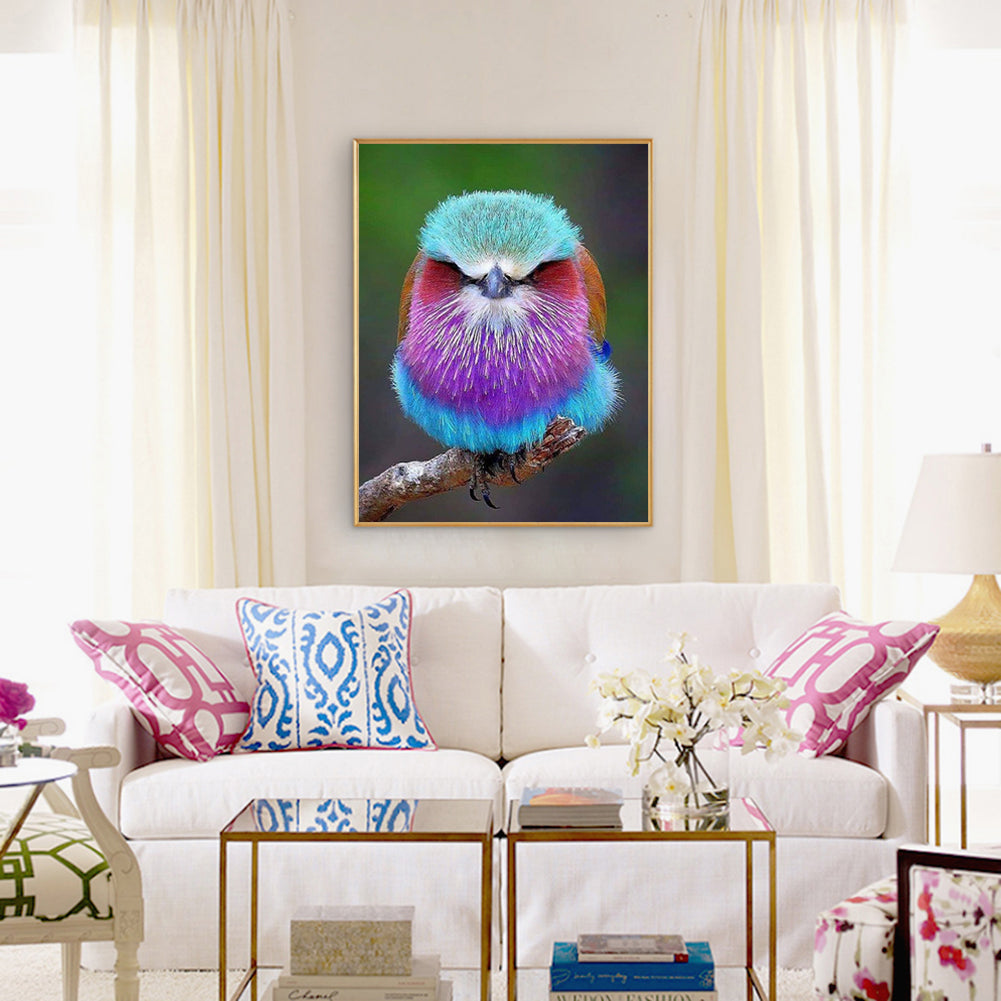 Purple-Breasted Buddhist Monk - Full Round Drill Diamond Painting 30*40CM
