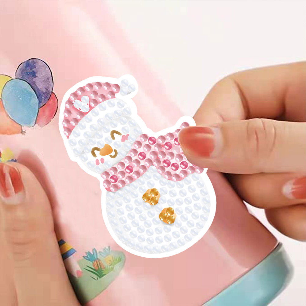 5D DIY Christmas Diamond Sticker Crafts Decor for Birthday Holiday Greeting Card