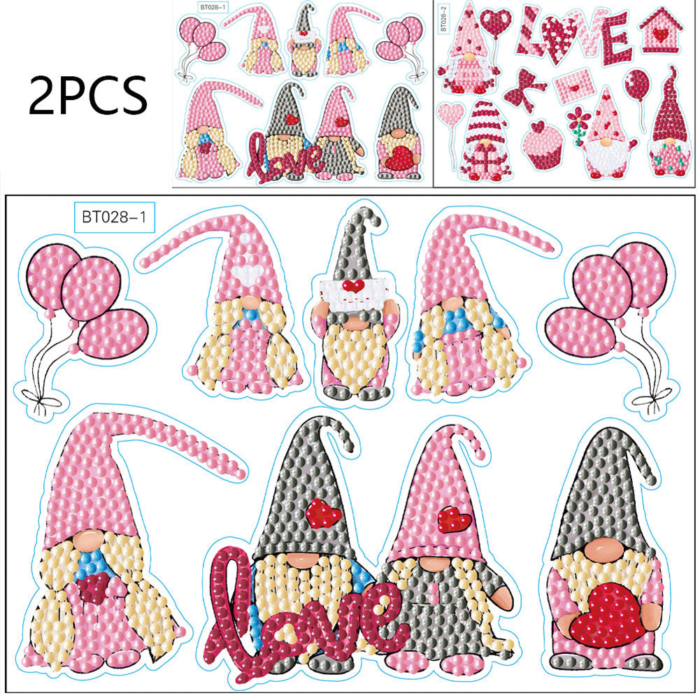 5D DIY Christmas Diamond Sticker Crafts Decor for Birthday Holiday Greeting Card