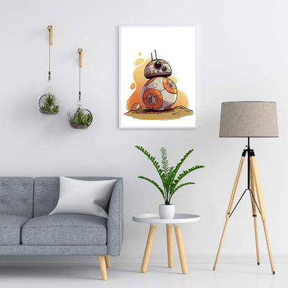 Star Wars Droids - Full Round Drill Diamond Painting 30*40CM