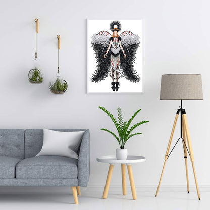 Fashion Lady - Special Shaped Drill Diamond Paiting 30*40CM