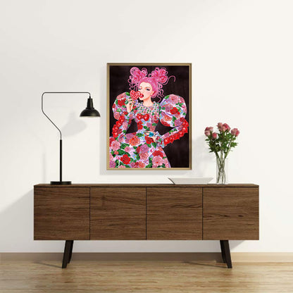 Fashion Lady - Special Shaped Drill Diamond Paiting 30*40CM