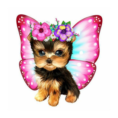 Yorkshire Terrier - Full Round Drill Diamond Painting 40*40CM