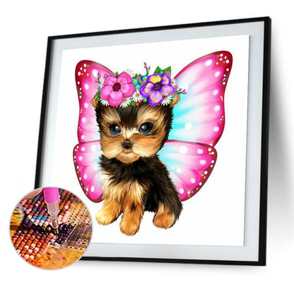 Yorkshire Terrier - Full Round Drill Diamond Painting 40*40CM