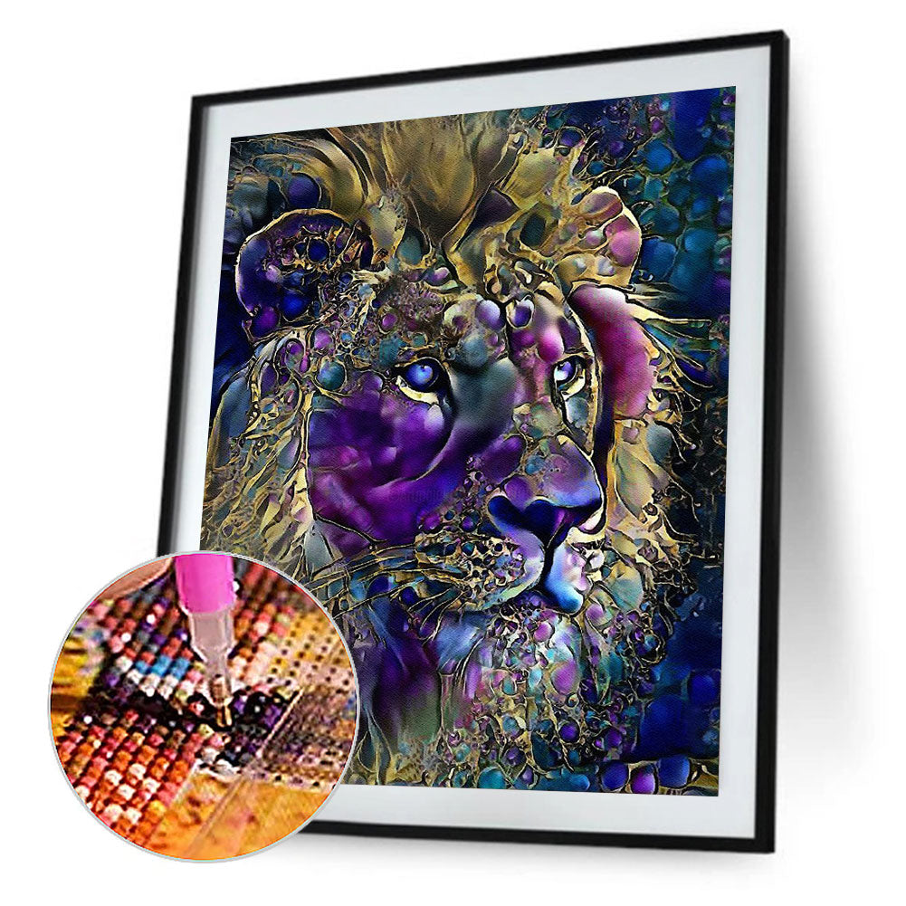 Fantasy Lion - Full Round Drill Diamond Painting 50*60CM