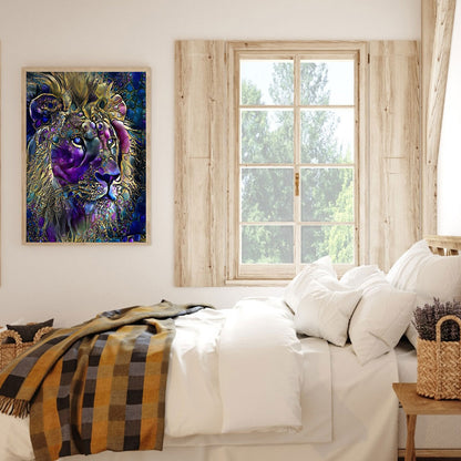 Fantasy Lion - Full Round Drill Diamond Painting 50*60CM