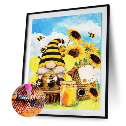 Sunflower Goblin - Full Round Drill Diamond Painting 30*40CM