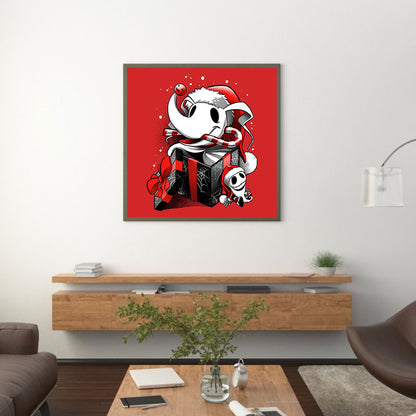 Cartoon Christmas Jack Dog Zero Zero - Full Round Drill Diamond Painting 30*30CM