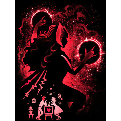 Silhouette Scarlet Witch - Full Square Drill Diamond Painting 30*40CM